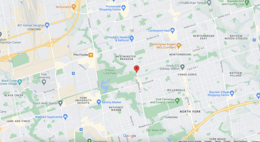 5826 Bathurst StNorth York, ON M2R 1Y7 Map